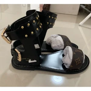 年末年始限定、出血大セール 品質保証 セール商品 LOUIS VUITTON ルイヴィトン 大変お買得 レディース サンダル 商品画像 1