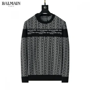 2024FW BALMAIN バルマン レトロな雰囲気が漂う セーター 商品画像 1