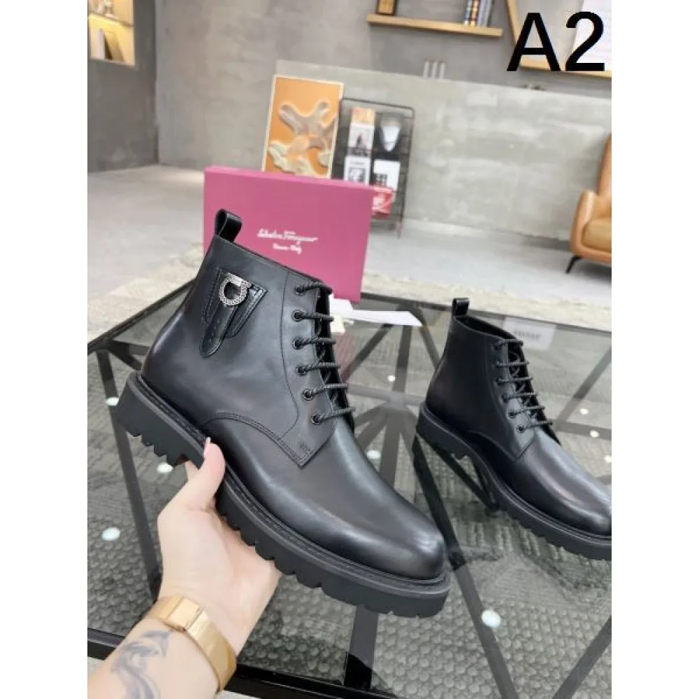 2024FW メンズ用 ブーツ FERRAGAMO サルヴァトーレ フェラガモ 注目No.1 商品画像 2