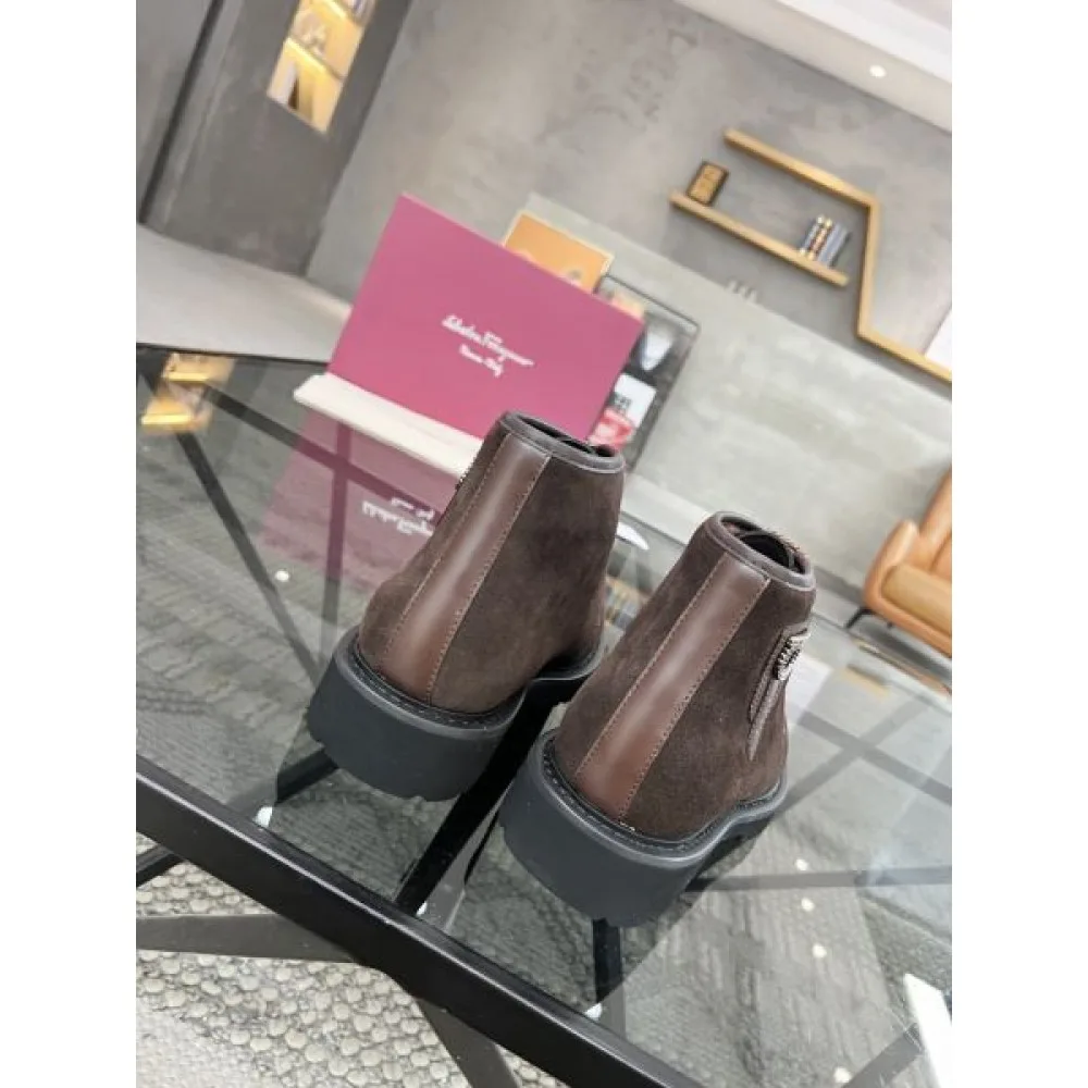 2024FW メンズ用 ブーツ FERRAGAMO サルヴァトーレ フェラガモ 注目No.1 商品画像 8