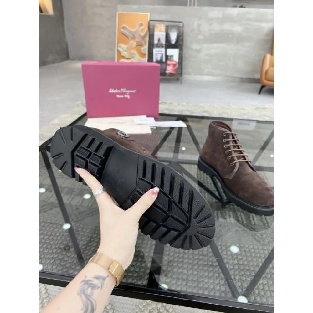 2024FW メンズ用 ブーツ FERRAGAMO サルヴァトーレ フェラガモ 注目No.1 商品画像 9