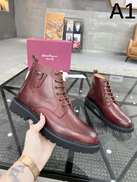 2024FW メンズ用 ブーツ FERRAGAMO サルヴァトーレ フェラガモ 注目No.1 商品画像 10