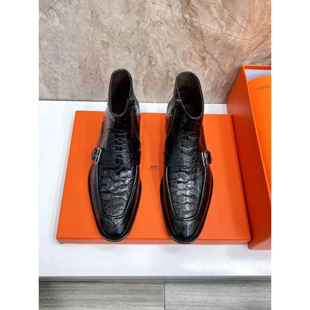 2025秋冬新作 HERMES エルメス メンズ用 ブーツ 今季トレンドの最注目アイテム 商品画像 4