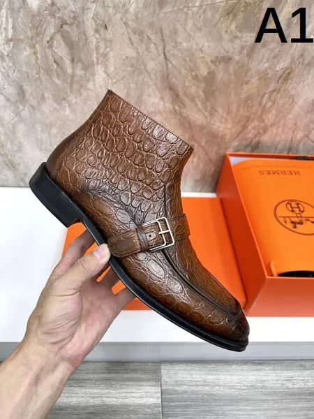 2025秋冬新作 HERMES エルメス メンズ用 ブーツ 今季トレンドの最注目アイテム 商品画像 10