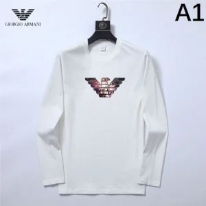 2024FW ARMANI アルマーニ 今秋のお気に入りスタイル 長袖Tシャツ 商品画像 1