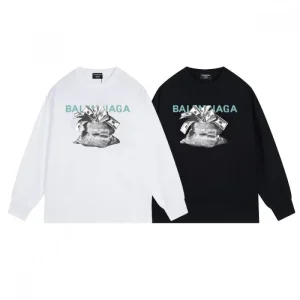 2024FW BALENCIAGA バレンシアガ 秋冬シーズン始動 長袖Tシャツ 商品画像 1