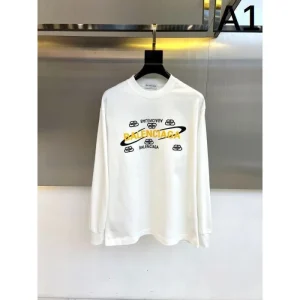 2024FW BALENCIAGA バレンシアガ 可愛い完売確実 大人気 長袖Tシャツ 商品画像 1