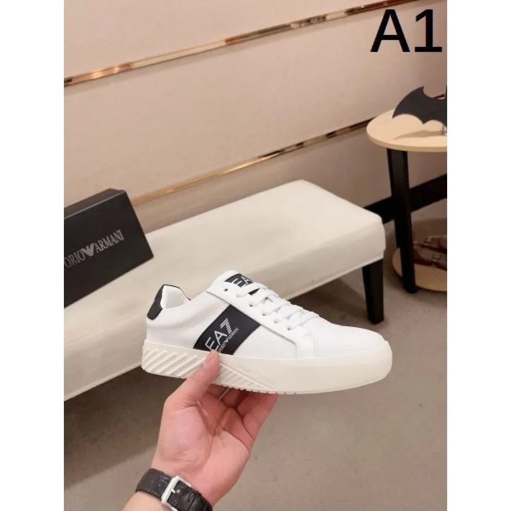 2024FW メンズ用 カジュアルシューズ ARMANI アルマーニ 着心地のいいサイズ感 商品画像 1