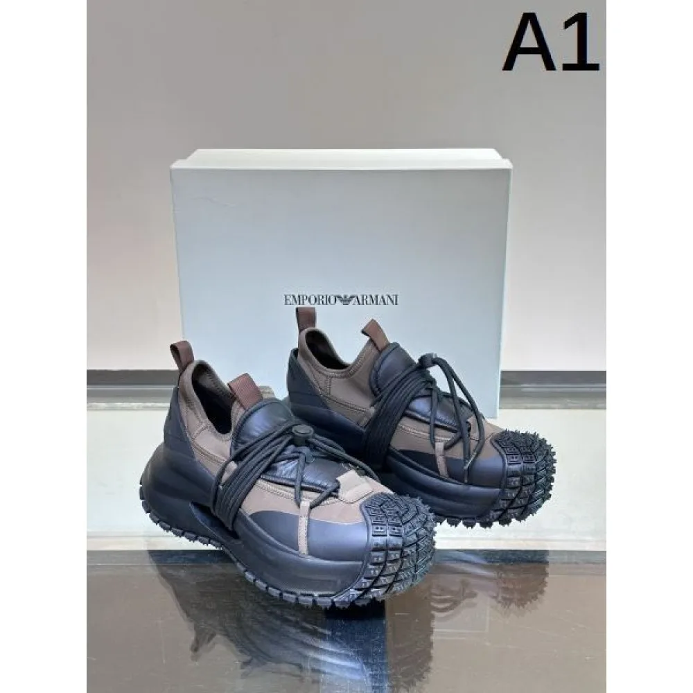 2024FW メンズ用 カジュアルシューズ ARMANI アルマーニ 飽きのこないデザイン 商品画像 1