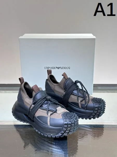 2024FW メンズ用 カジュアルシューズ ARMANI アルマーニ 飽きのこないデザイン 商品画像 10