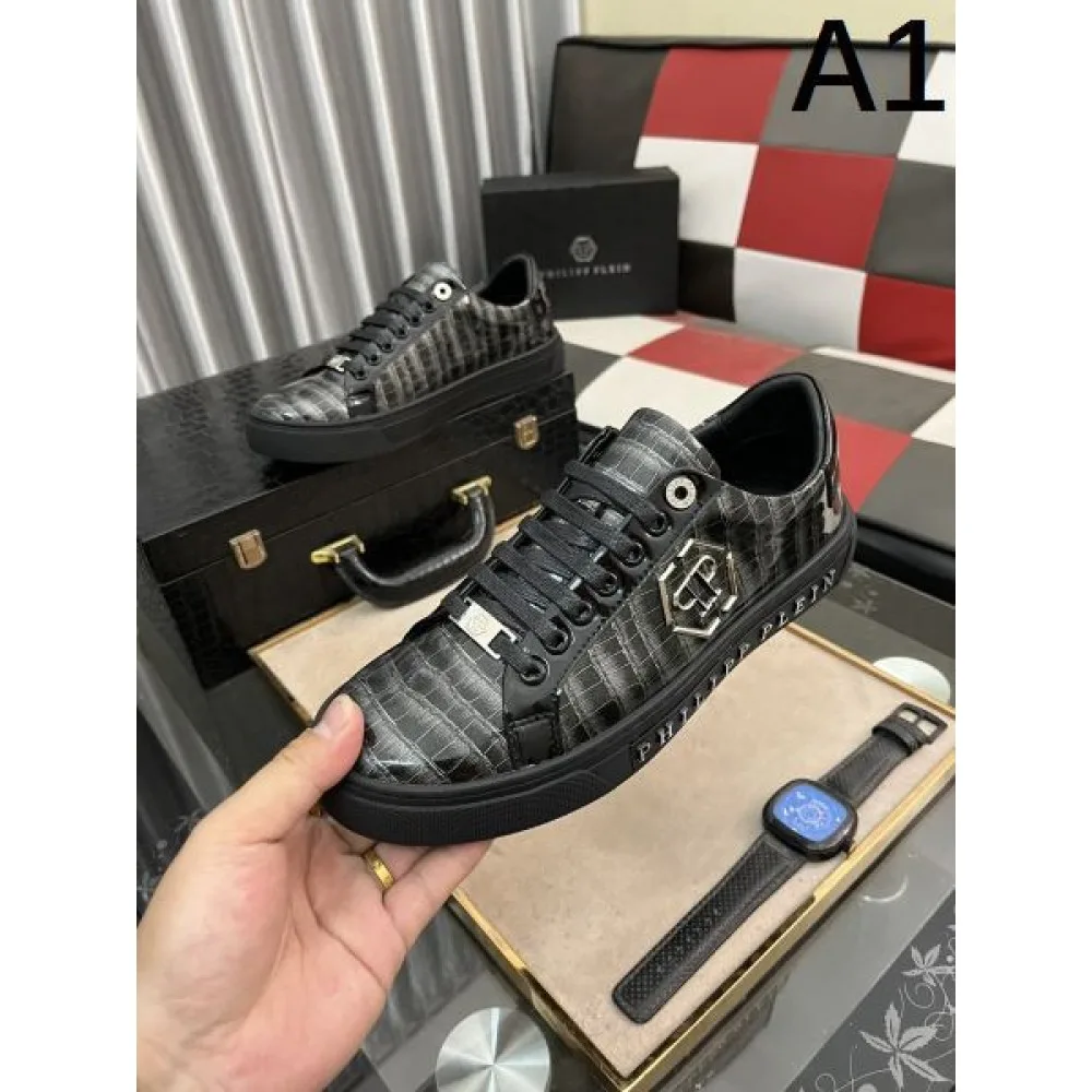 PHILIPP PLEIN フィリッププレイン 日本完売 2026 メンズ用 カジュアルシューズ 商品画像 1