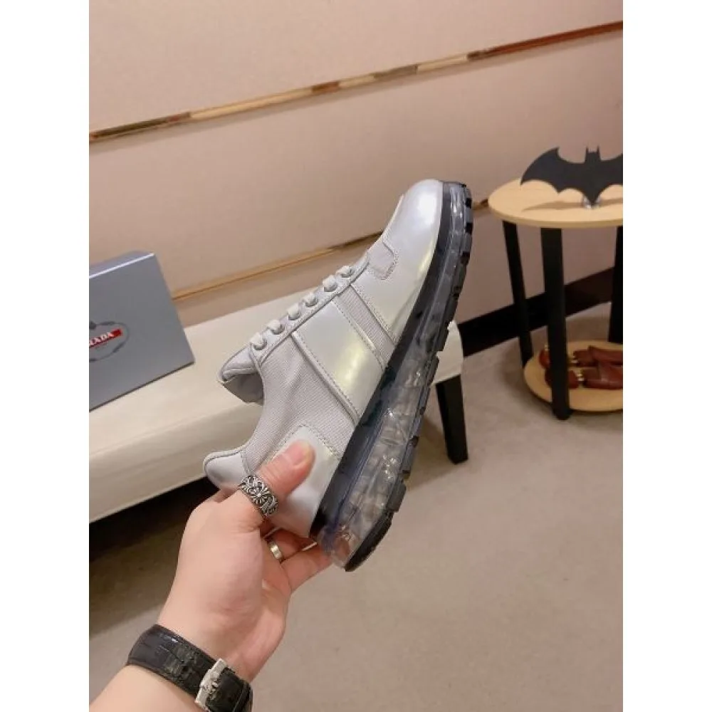 2024FW メンズ用 カジュアルシューズ PRADA プラダ キレイ色チェック秋冬 商品画像 7