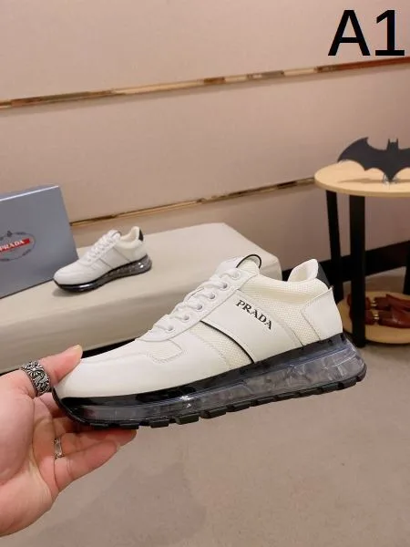 2024FW メンズ用 カジュアルシューズ PRADA プラダ キレイ色チェック秋冬 商品画像 11