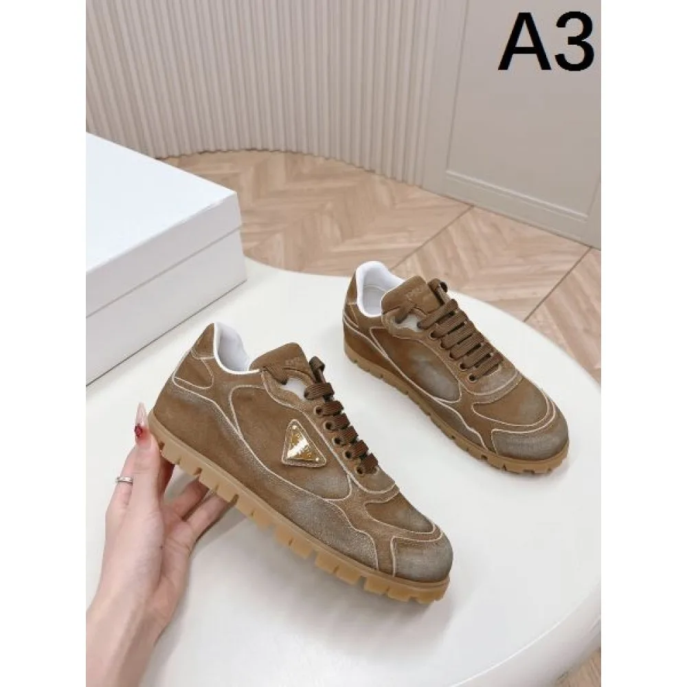 2026 綺麗なシルエット PRADA プラダ レディース用 カジュアルシューズ 商品画像 3