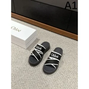 2026 キレイ色チェック春夏 CHLOE クロエ レディースサンダル 商品画像 1