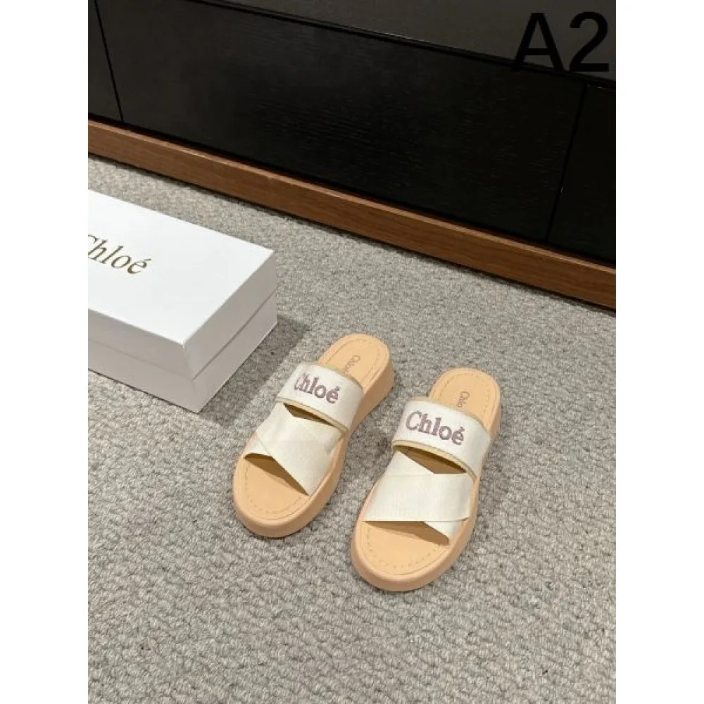 2026 キレイ色チェック春夏 CHLOE クロエ レディースサンダル 商品画像 2