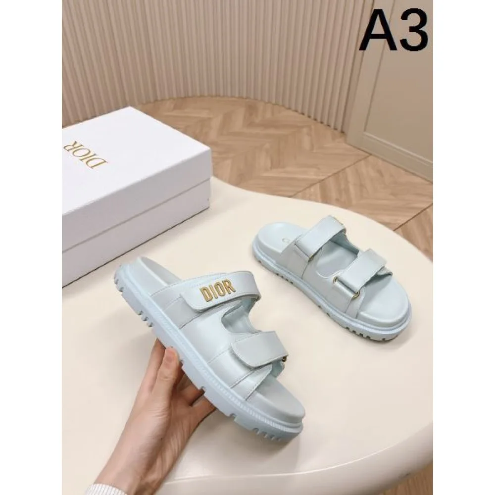 2026 使えて可愛いデザイン夏新品 DIOR ディオール レディーススリッパ 商品画像 3