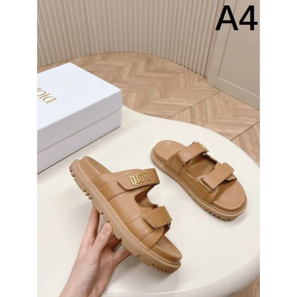 2026 使えて可愛いデザイン夏新品 DIOR ディオール レディーススリッパ 商品画像 4