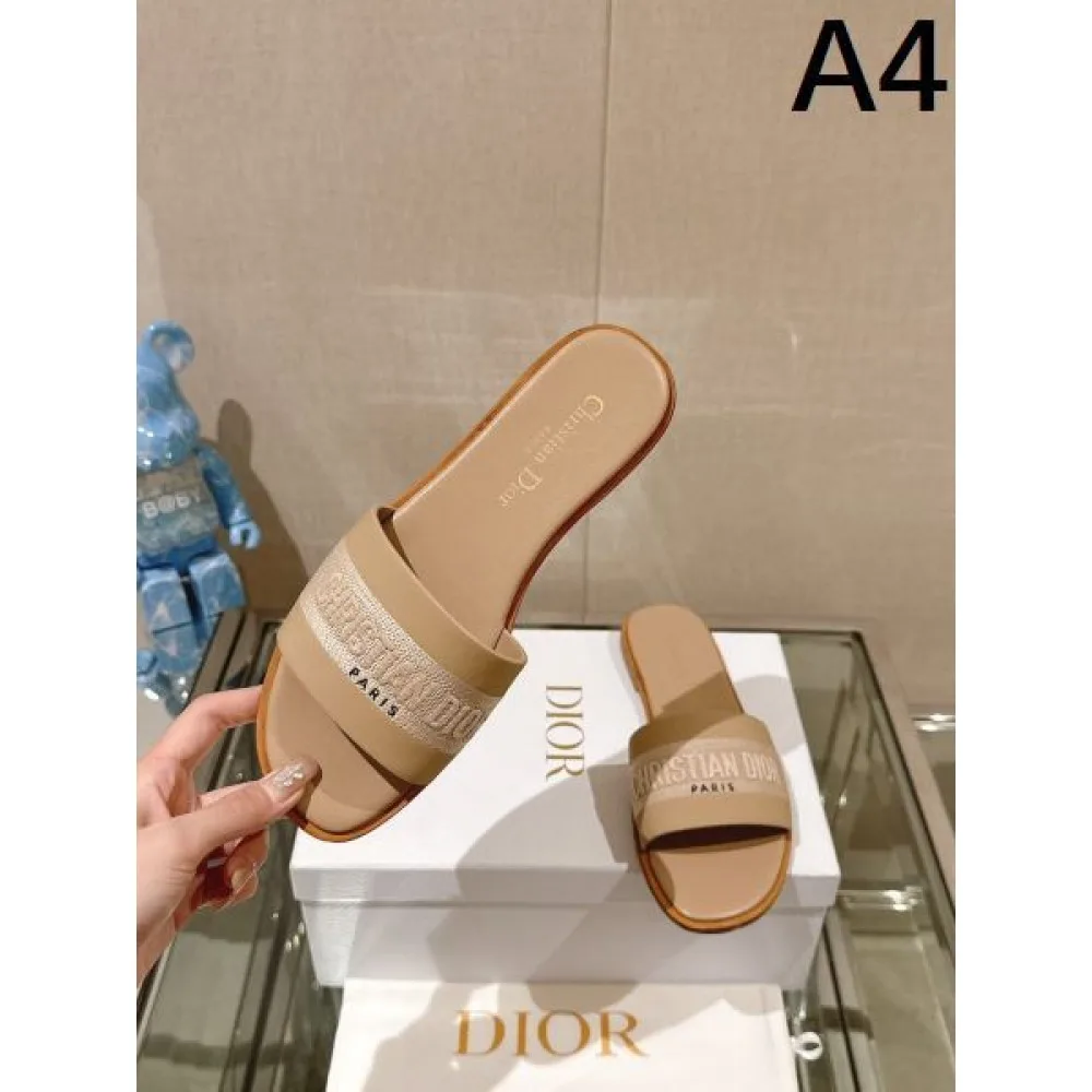 2026 顧客セール大特価早い者勝ち DIOR ディオール レディーススリッパ 商品画像 4
