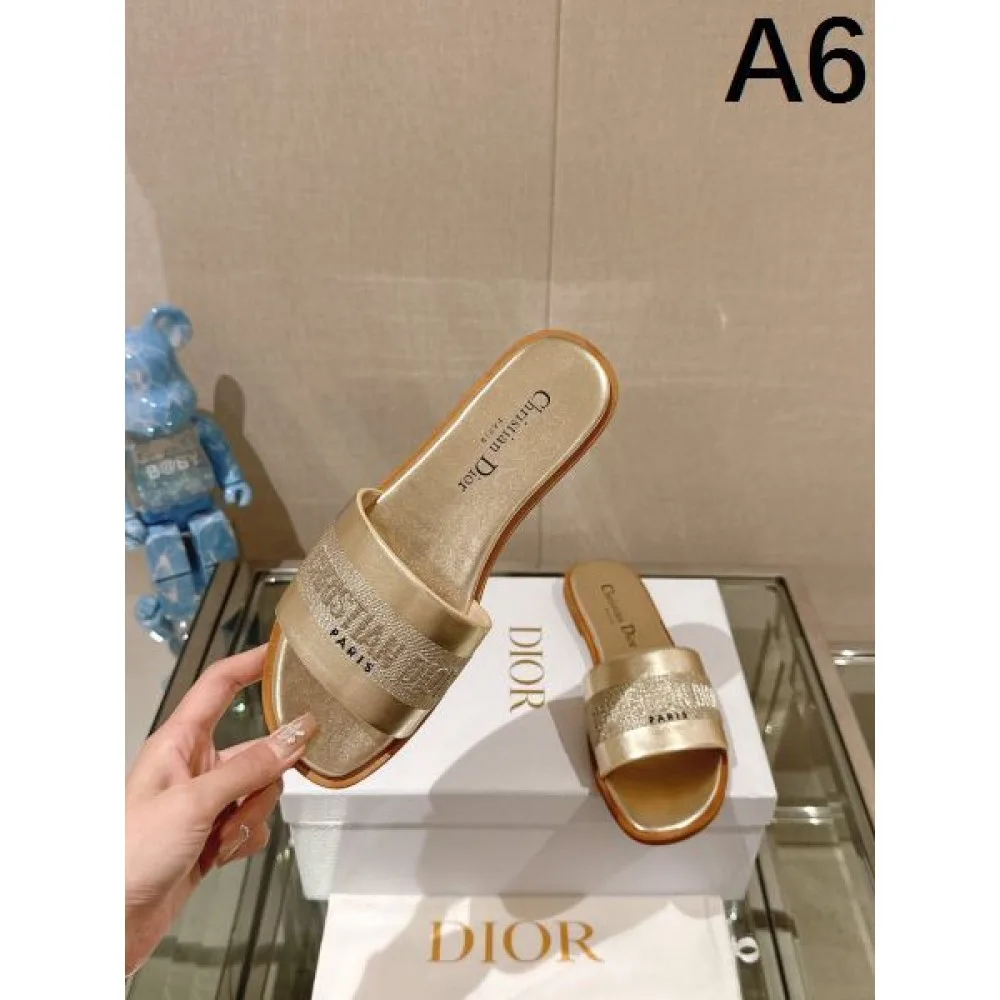 2026 顧客セール大特価早い者勝ち DIOR ディオール レディーススリッパ 商品画像 6