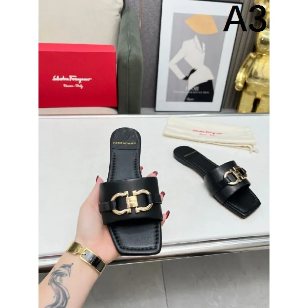 2026 春夏新作 FERRAGAMO サルヴァトーレ フェラガモ レディーススリッパ 商品画像 3