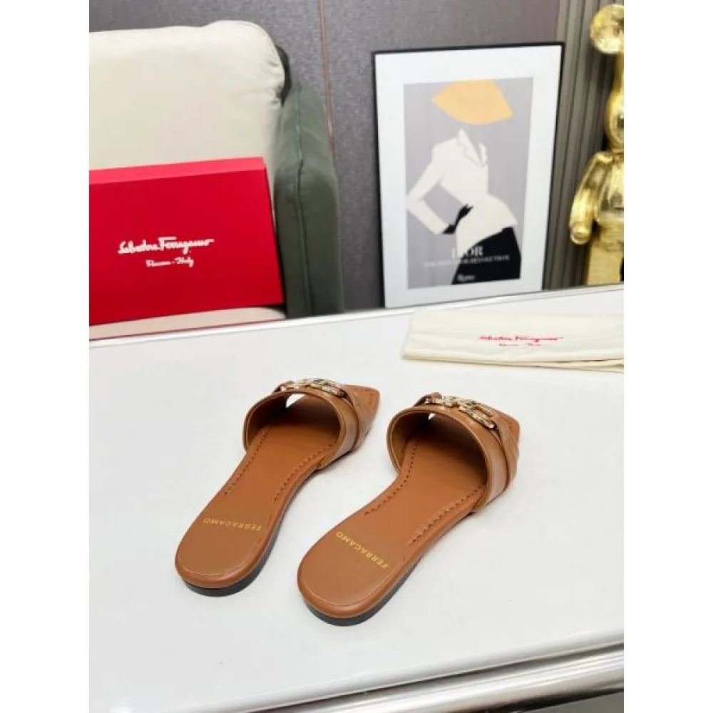 2026 春夏新作 FERRAGAMO サルヴァトーレ フェラガモ レディーススリッパ 商品画像 8