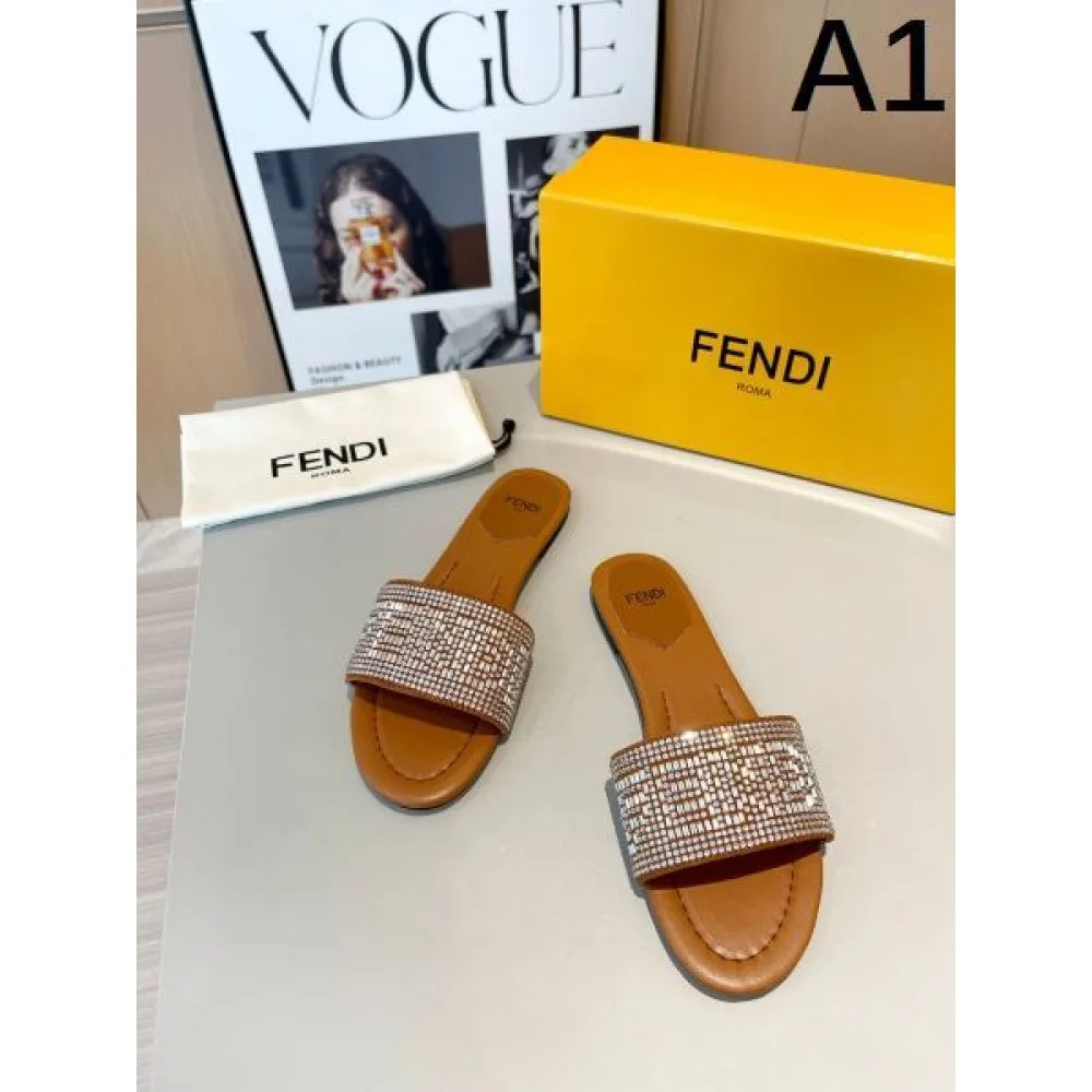 2026 VIPセールでまさかの破格 FENDI フェンデイ レディーススリッパ 商品画像 1