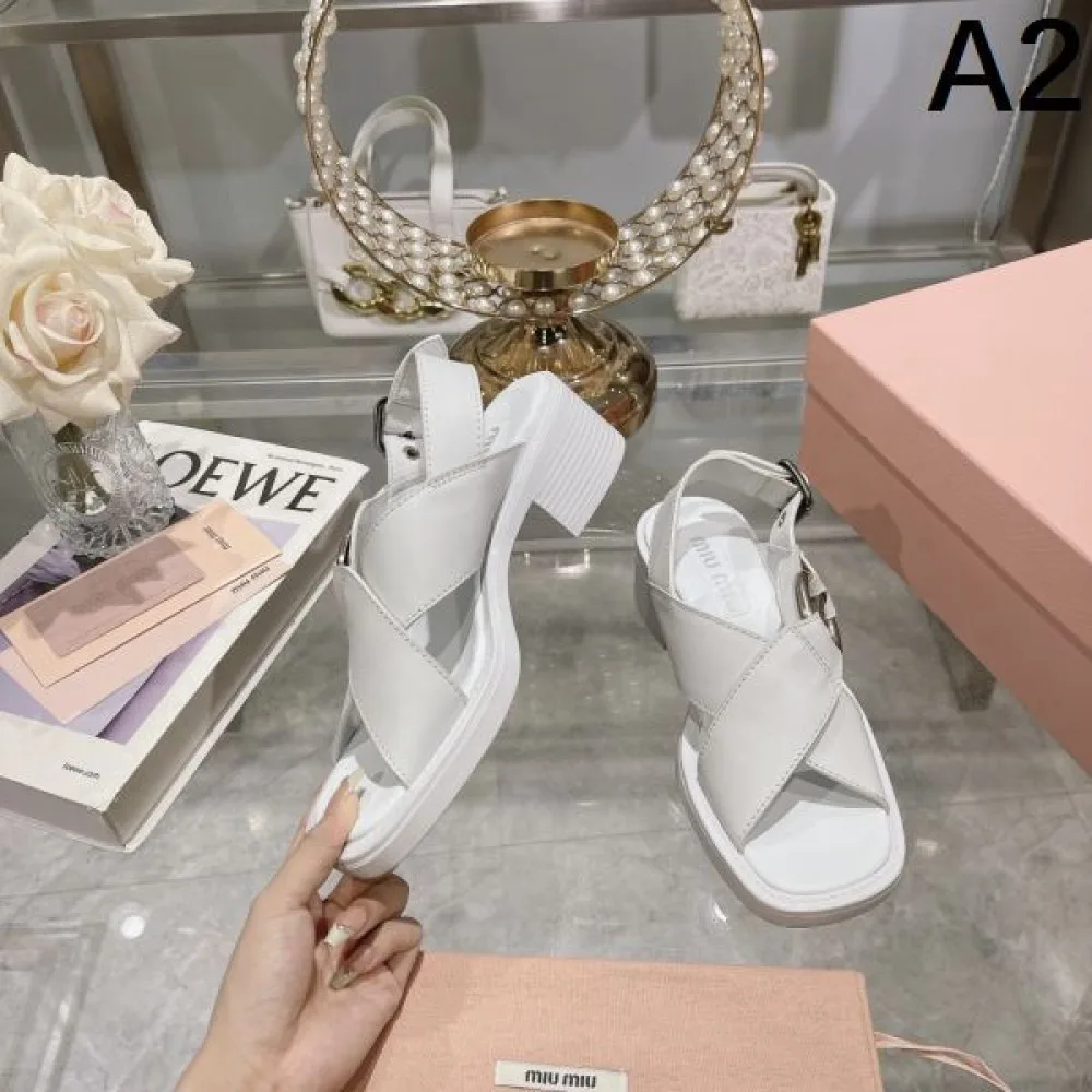 2026 毎年人気春夏新作 MIU MIU ミュウミュウ レディースサンダル 商品画像 2