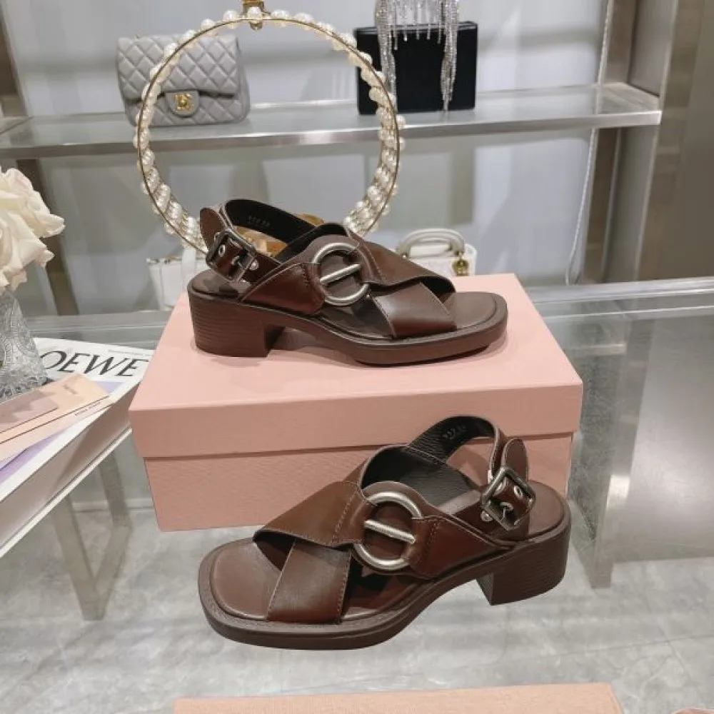 2026 毎年人気春夏新作 MIU MIU ミュウミュウ レディースサンダル 商品画像 5