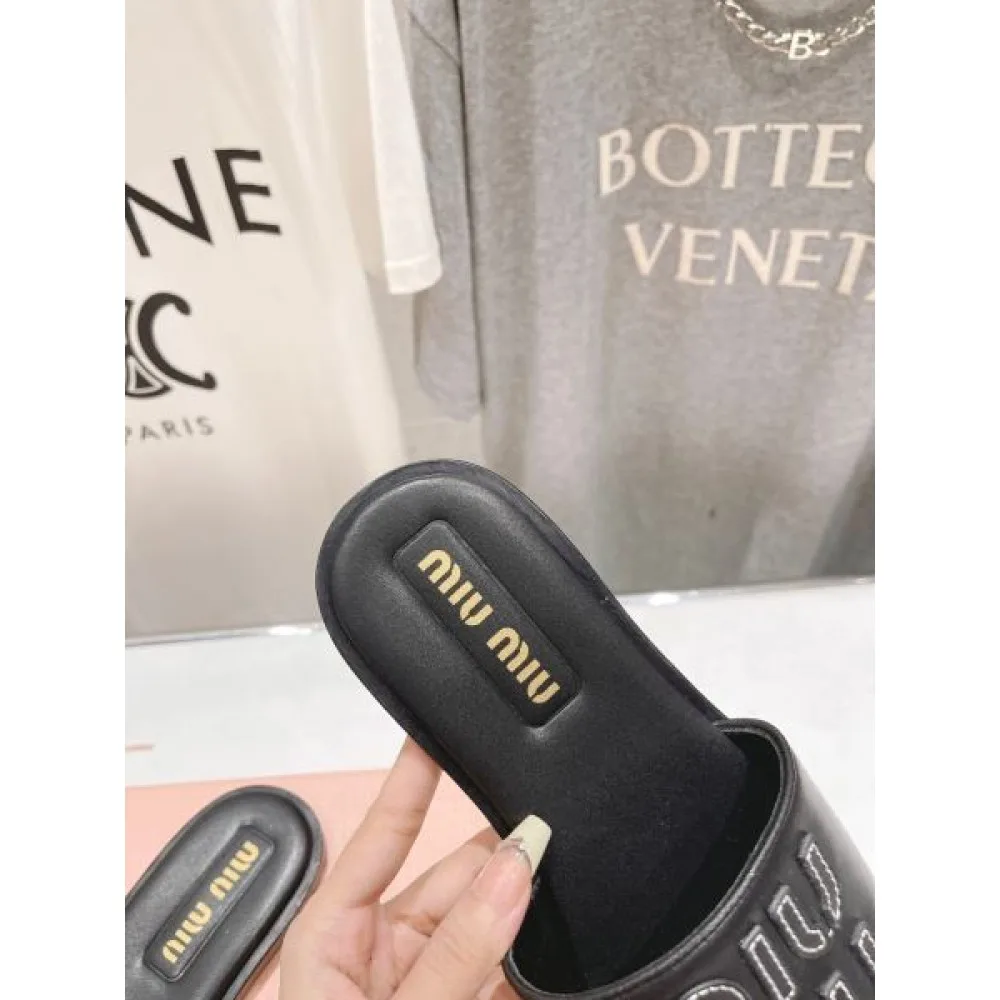 2026 超人気モデル入荷 MIU MIU ミュウミュウ レディーススリッパ 商品画像 6