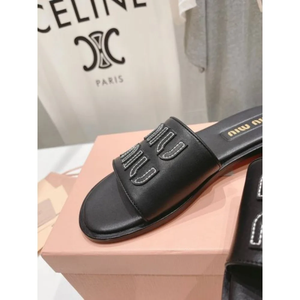 2026 超人気モデル入荷 MIU MIU ミュウミュウ レディーススリッパ 商品画像 8