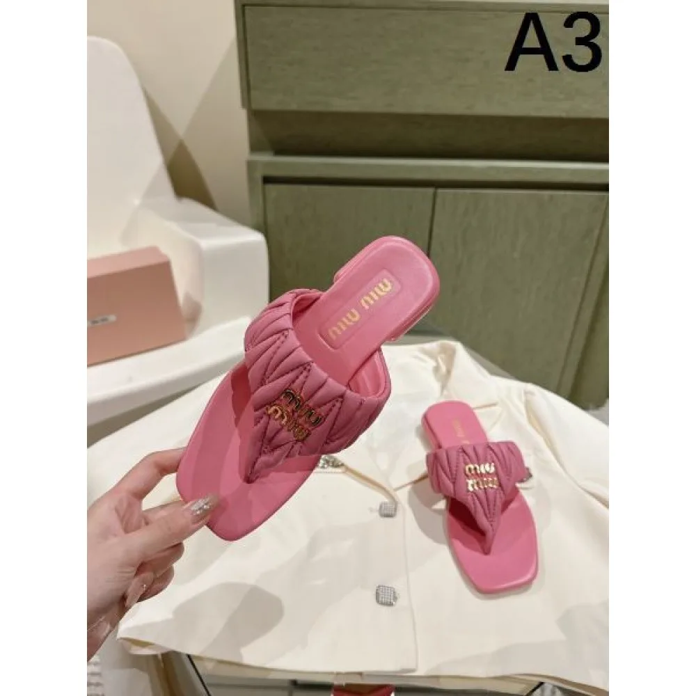 2026 TOPセラー賞受賞! MIU MIU ミュウミュウ レディーススリッパ 商品画像 3