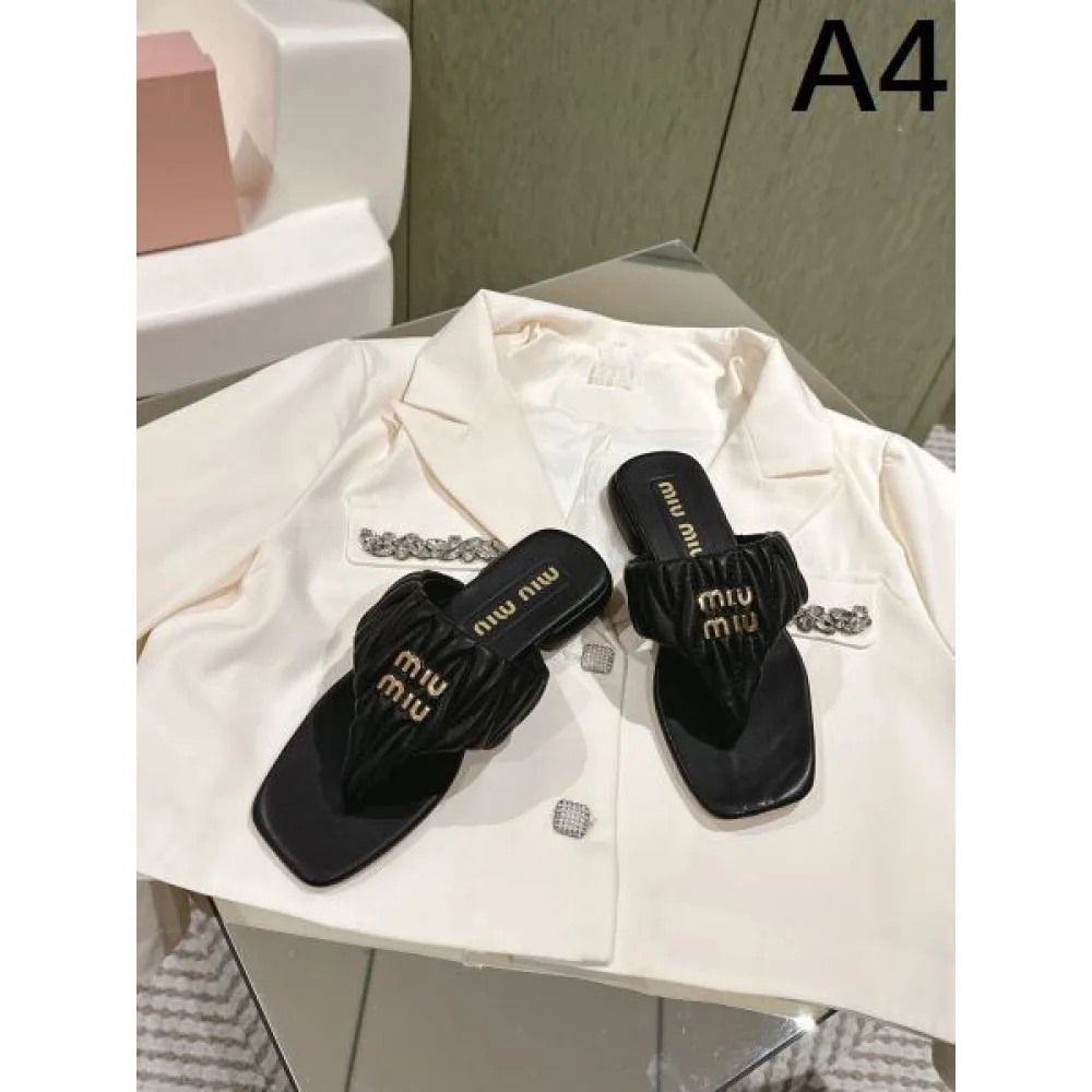 2026 TOPセラー賞受賞! MIU MIU ミュウミュウ レディーススリッパ 商品画像 4