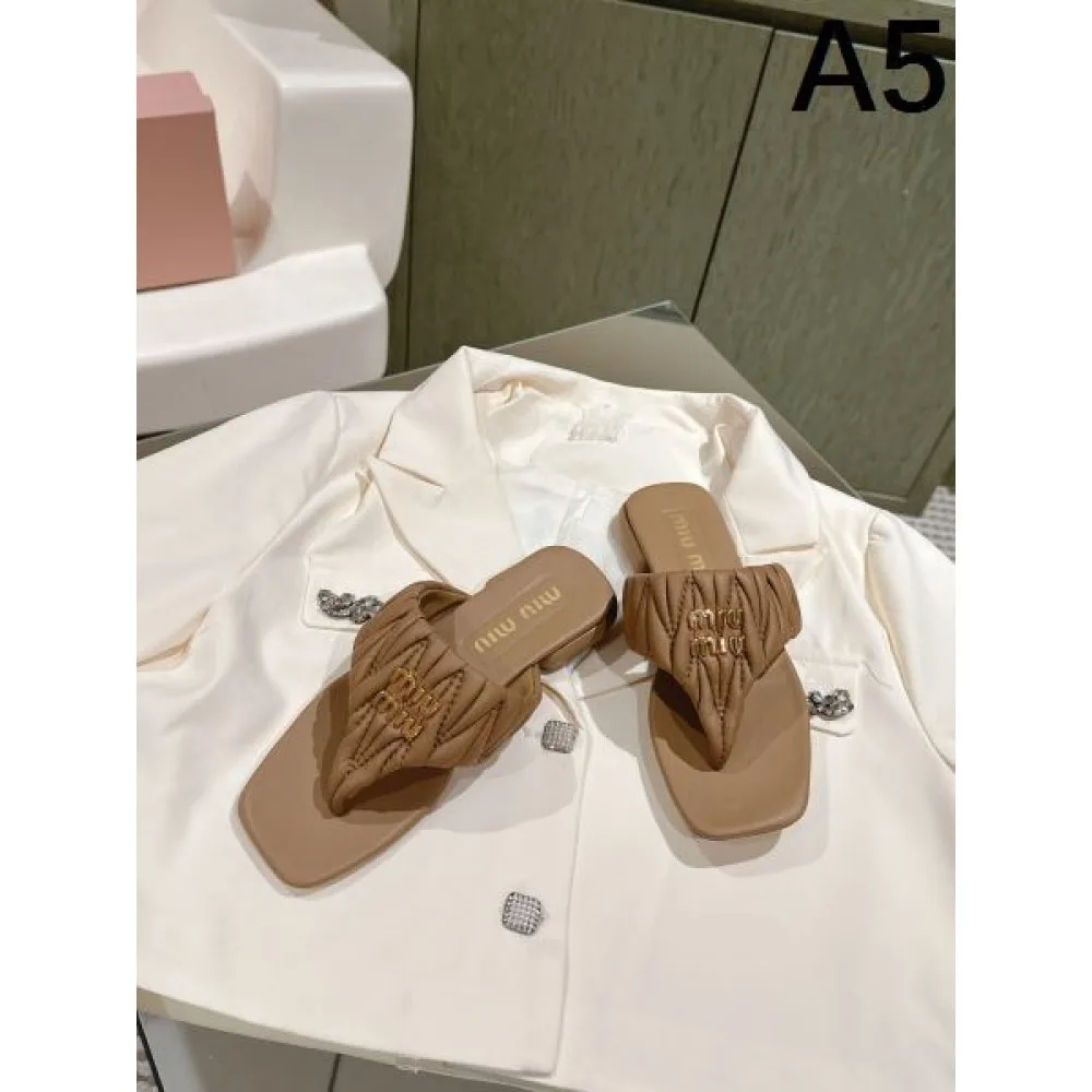 2026 TOPセラー賞受賞! MIU MIU ミュウミュウ レディーススリッパ 商品画像 5