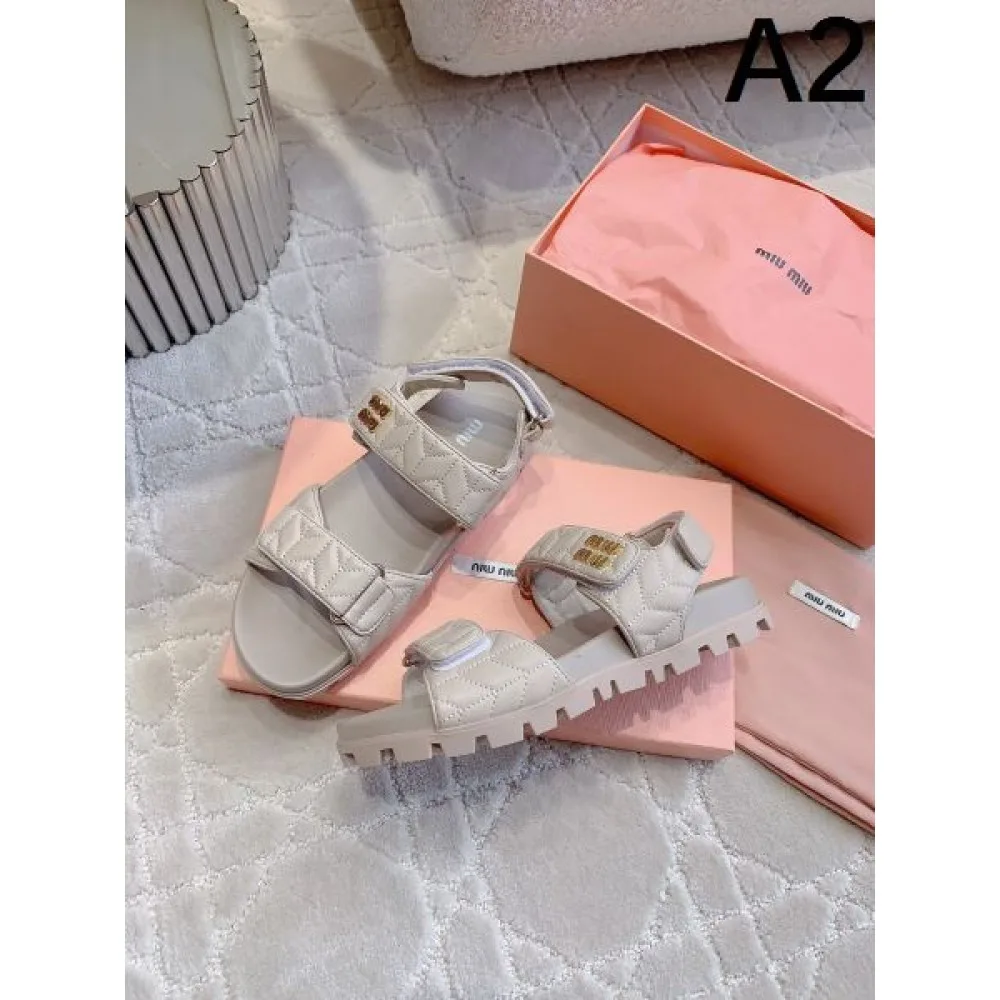2026 最安値挑戦! MIU MIU ミュウミュウ レディースサンダル 商品画像 2
