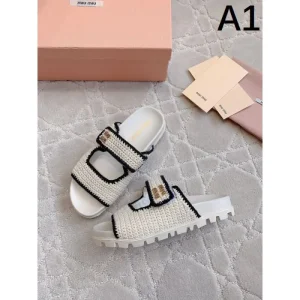 2026 高級感がUP! MIU MIU ミュウミュウ レディースサンダル 商品画像 1
