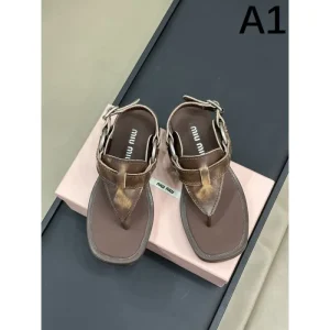 2026 好印象120% MIU MIU ミュウミュウ レディースサンダル 商品画像 1