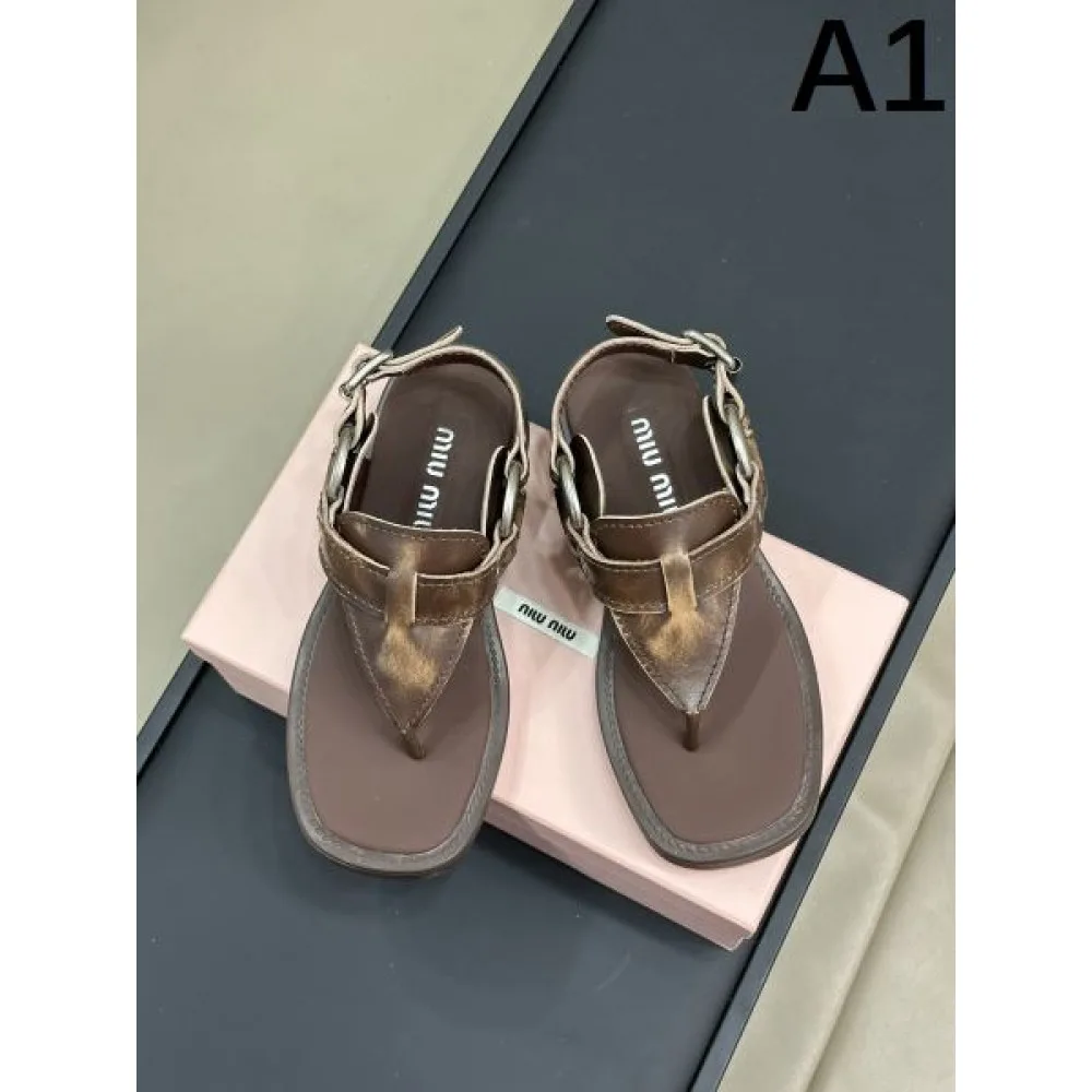 2026 好印象120% MIU MIU ミュウミュウ レディースサンダル 商品画像 1