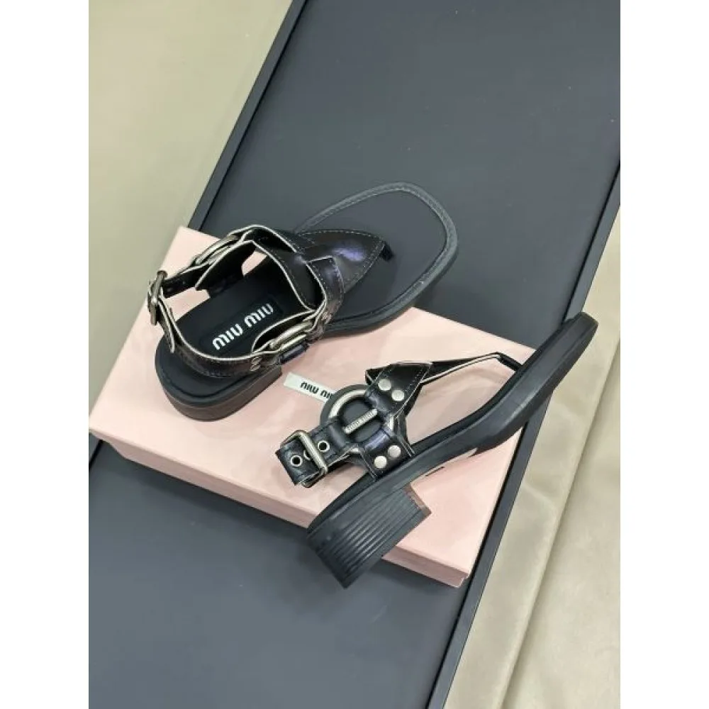 2026 好印象120% MIU MIU ミュウミュウ レディースサンダル 商品画像 4
