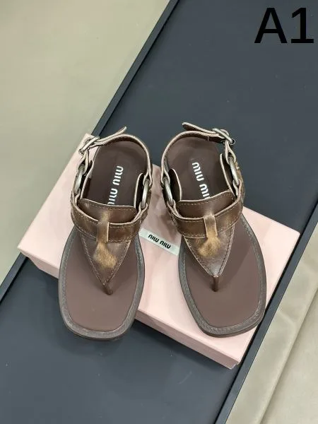 2026 好印象120% MIU MIU ミュウミュウ レディースサンダル 商品画像 8