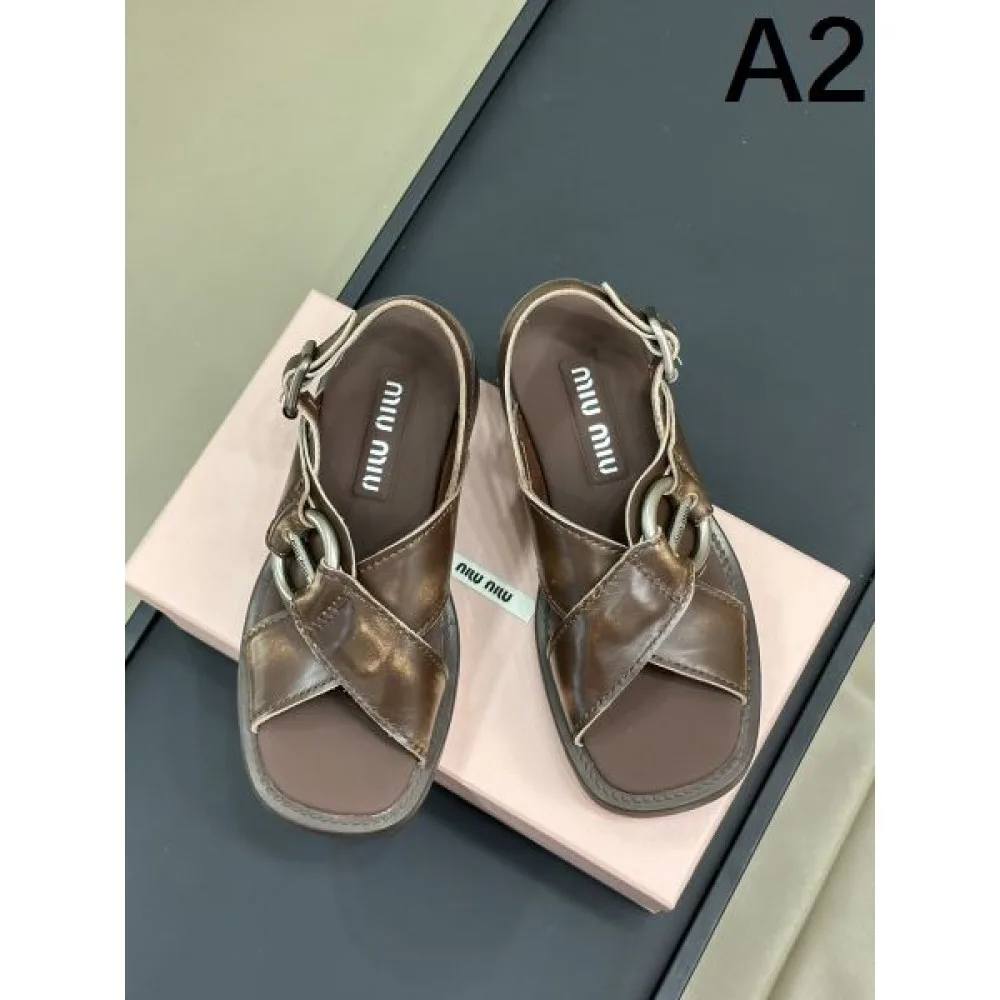 2026 激レア商品 MIU MIU ミュウミュウ レディースサンダル 商品画像 2