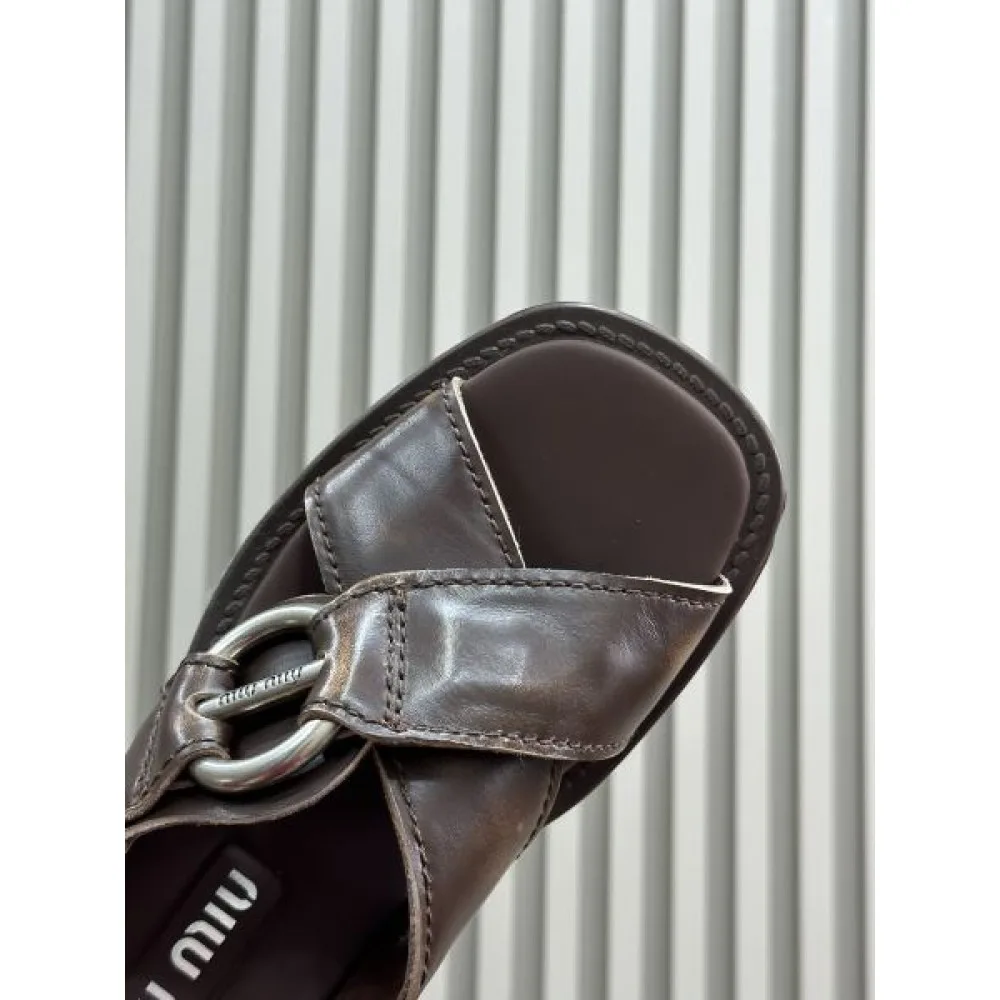 2026 激レア商品 MIU MIU ミュウミュウ レディースサンダル 商品画像 5