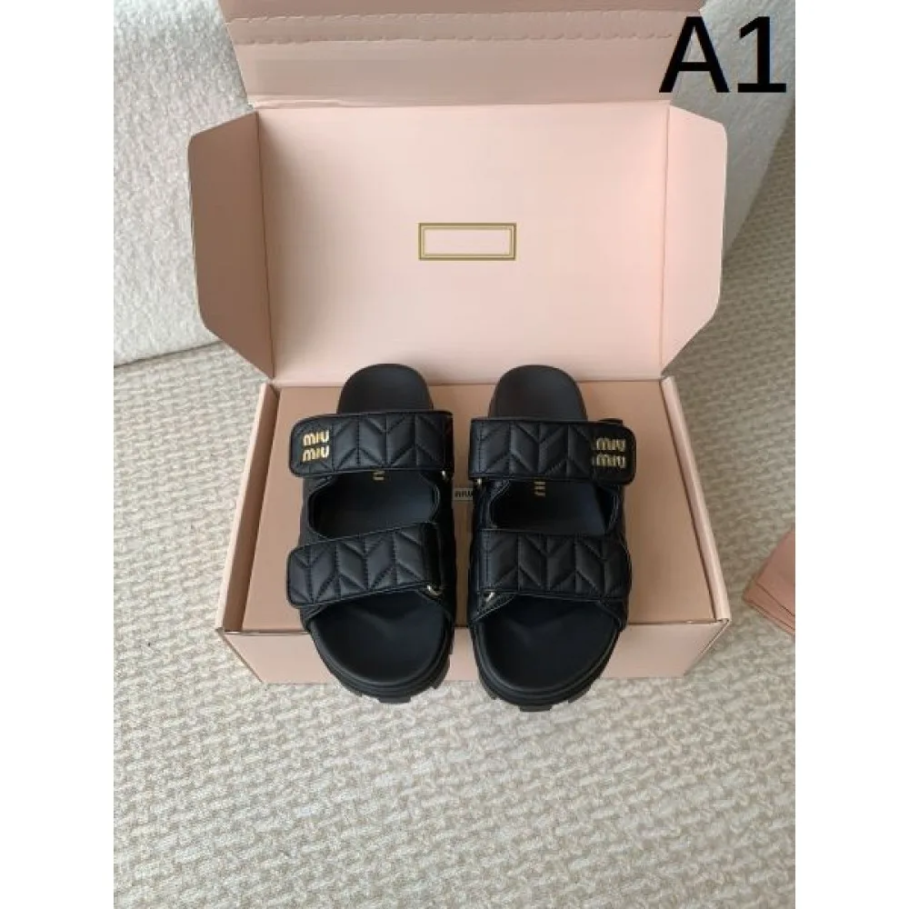 2026 HOT品質保証 MIU MIU ミュウミュウ レディースサンダル 商品画像 1