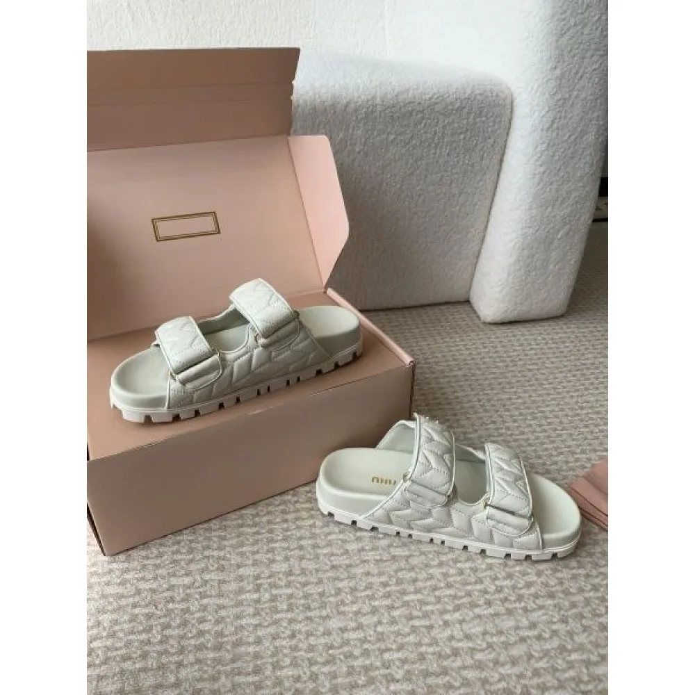 2026 HOT品質保証 MIU MIU ミュウミュウ レディースサンダル 商品画像 5