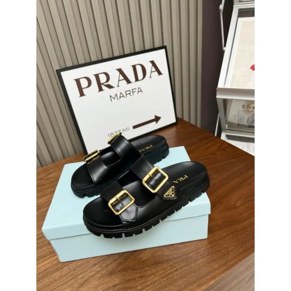 2026 今季買い逃した人必見! PRADA プラダ レディーススリッパ 商品画像 4