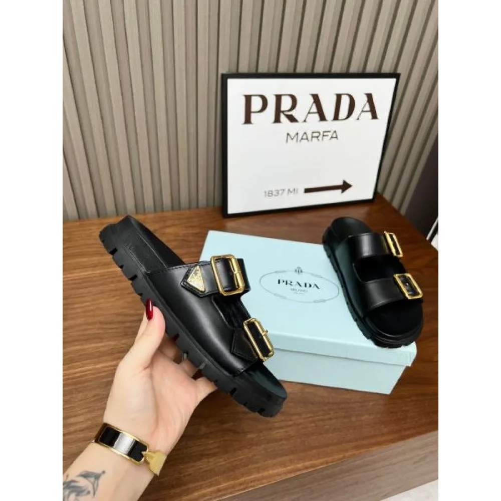2026 今季買い逃した人必見! PRADA プラダ レディーススリッパ 商品画像 7