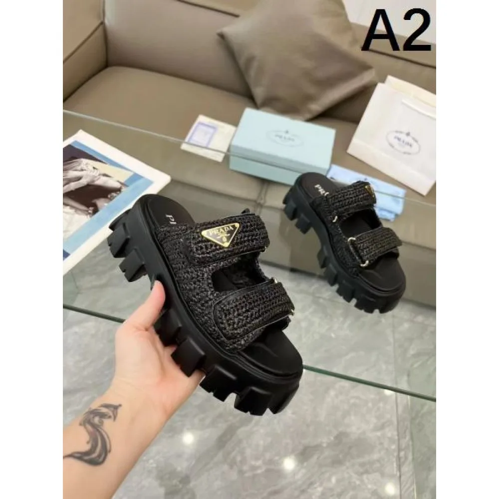 2026 色気のあるスタイルに仕上げ PRADA プラダ レディーススリッパ 商品画像 2