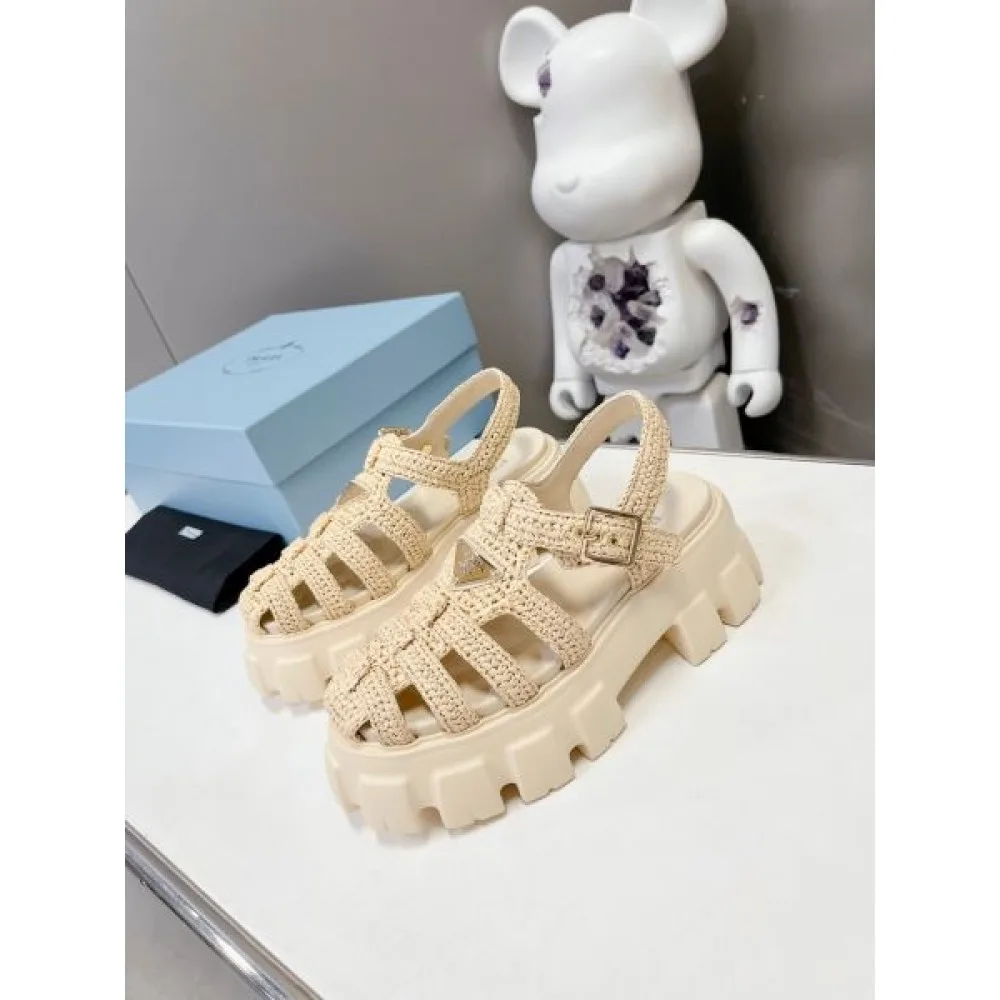 2026 肌触りの良い着心地抜群新作 PRADA プラダ レディースサンダル 商品画像 5