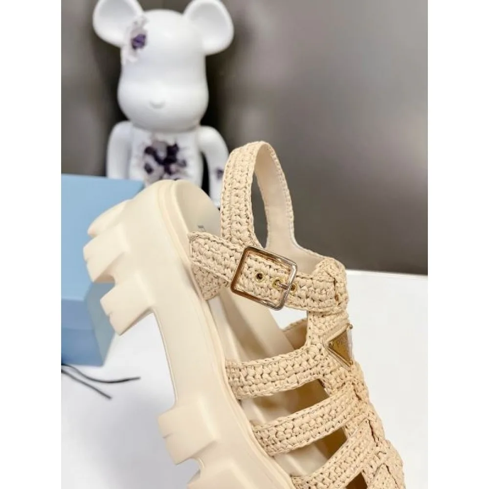 2026 肌触りの良い着心地抜群新作 PRADA プラダ レディースサンダル 商品画像 7