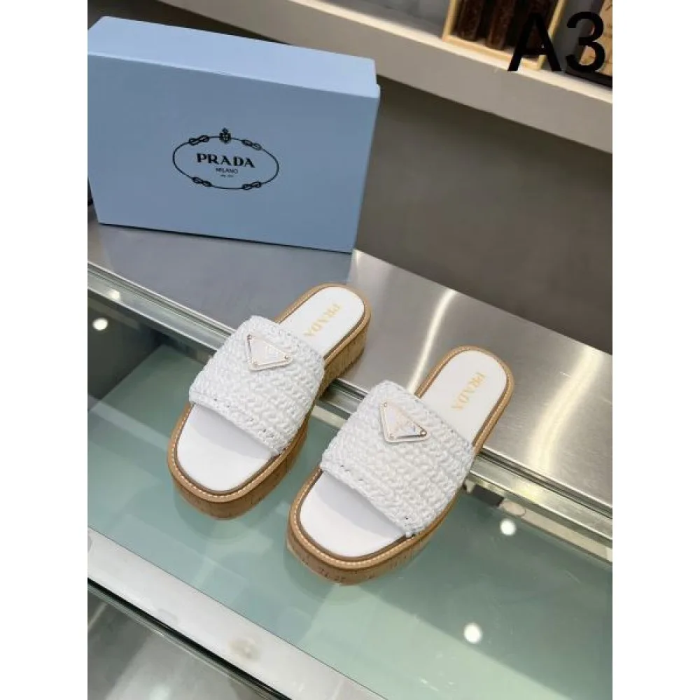 2026 抜け感のあるスタイルが完成 PRADA プラダ レディーススリッパ 商品画像 3